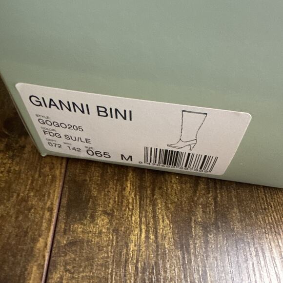 Gianni Bini Black GoGo boots ASO One Tree Hill Rachel Gatina 6.5M - Picture 6 of 6